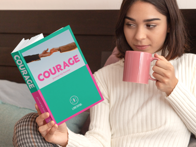 Courage   - Journal bij Kanker  by LOVETOYOU®